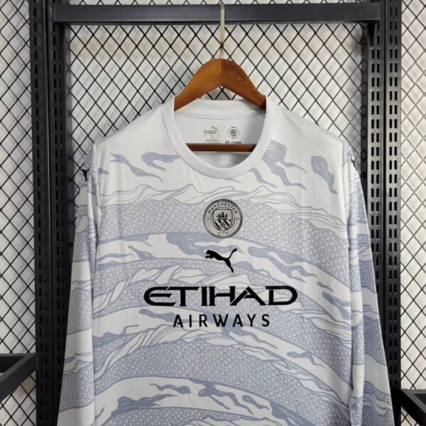 02d3b961 Manchester City 24/25 Dragon Year Special Edition Long Sleeve Jersey - S-2XL