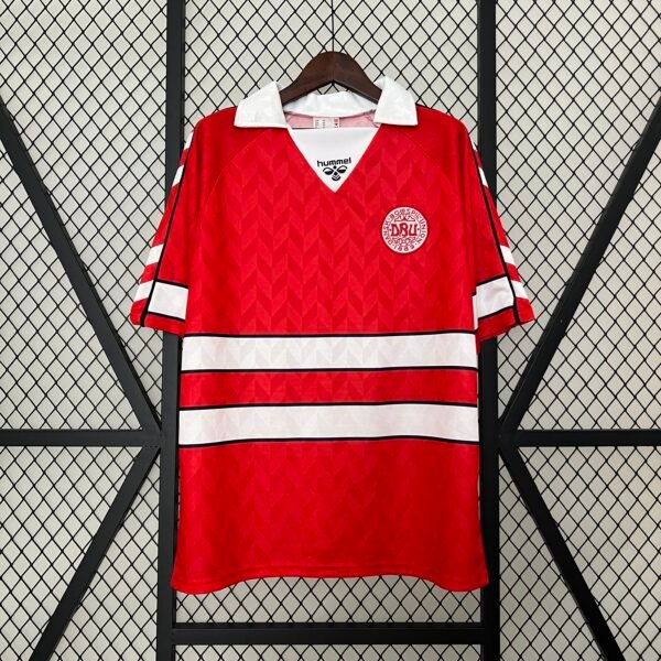 Denmark 1988 Home Retro Jersey S-2XL