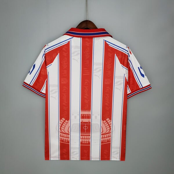 07f33914 Atletico Madrid 1996/97 Home Retro Jersey S-2XL