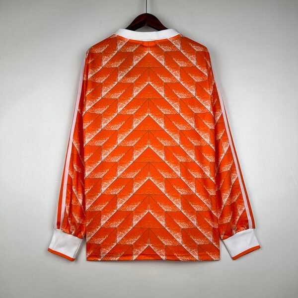 Holland 1988 Home Retro Long Sleeve Jersey S-2XL