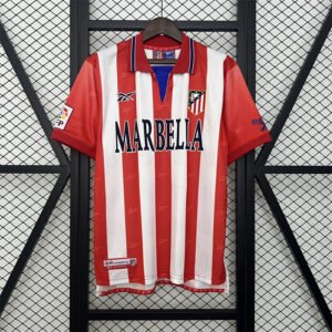 Atletico Madrid 1998/99 Home Retro Jersey S-2XL