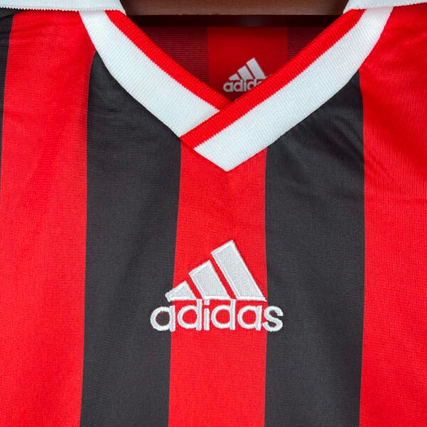 AC Milan 2009/10 Home Retro Long Sleeve Jersey S-2XL