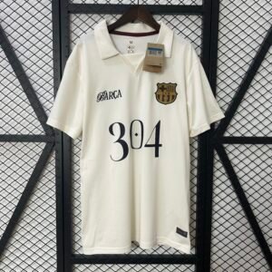 Barcelona 24/25 White Commemorative Edition Jersey (Fan Version) S-2XL