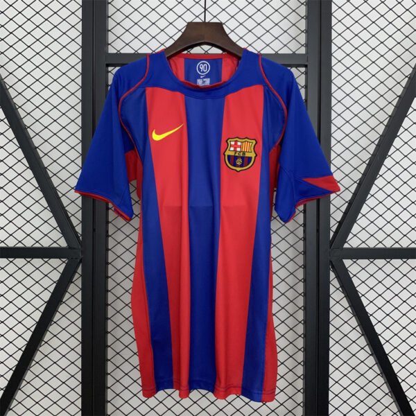 Barcelona 2004/05 home retro jersey S-2XL