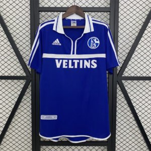 Schalke 04 2001/02 home retro jersey S-2XL