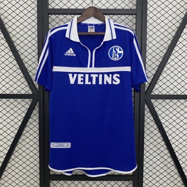 Schalke 04 2001/02 home retro jersey S-2XL
