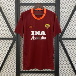 Rome 2000/01 Home Retro Jersey S-2XL