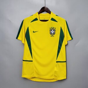 Brazil 2002 Home Retro Jersey S-2XL