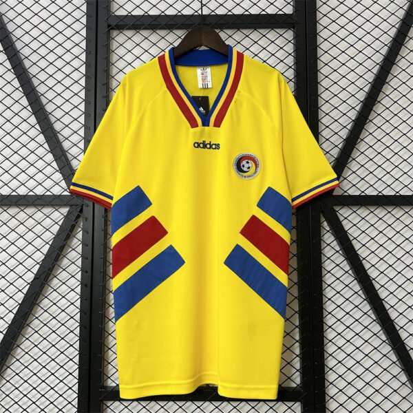 Romania 1994 Home Retro Jersey S-2XL