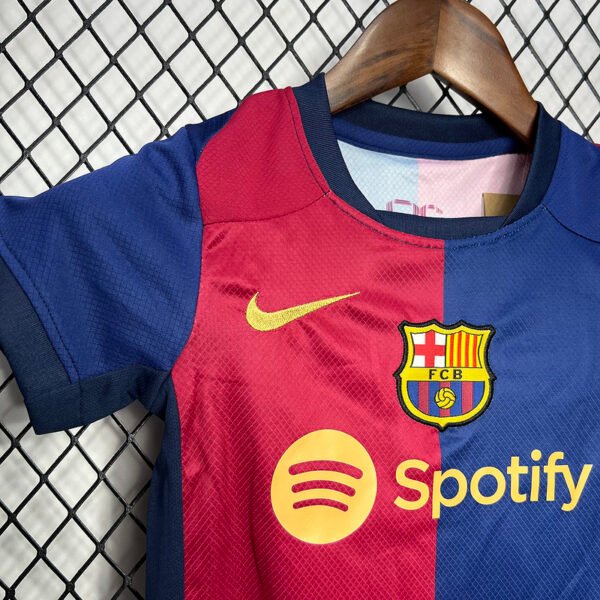 Barcelona 24/25 Home Jersey (Kids Set) 16-28