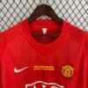 1fdcdb4a Manchester United 2007/08 Champions League version Home Retro Long Sleeve Jersey S-2XL