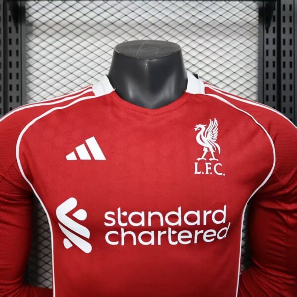 2 Liverpool 25/26 home long sleeved jersey (player version) S-2XL