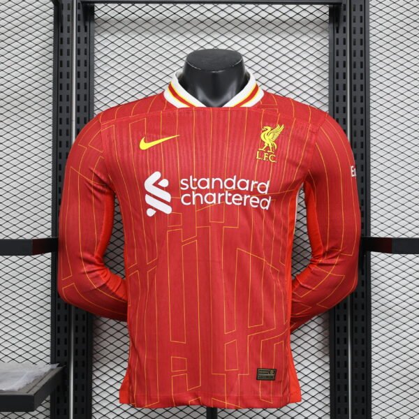 Liverpool 24/25 home long sleeved jersey (player version) S-2XL