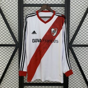 River Plate 2013/14 Home Retro Long Sleeve Jersey S-2XL