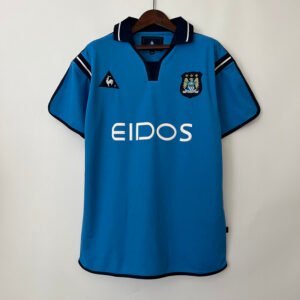 Manchester City 2001/02 Home Retro Jersey S-2XL