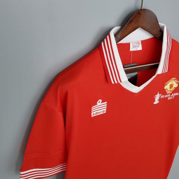 2183a158 Manchester United 1977 Home Retro Jersey S-2XL