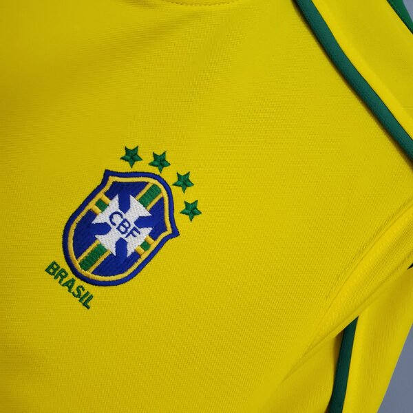 Brazil 1998 Home Retro Jersey S-2XL