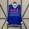 261db24f France 1998 Home Retro Long Sleeve Jersey S-2XL