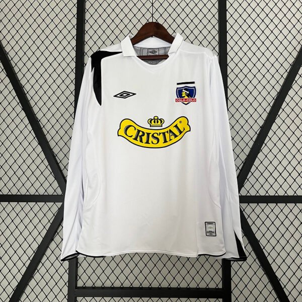 2aa9528e Colo Colo 2006 Home Retro Long Sleeve Jersey S-2XL