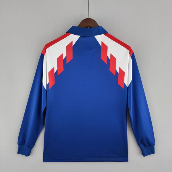 France 1988/90 Home Retro Long Sleeve Jersey S-2XL