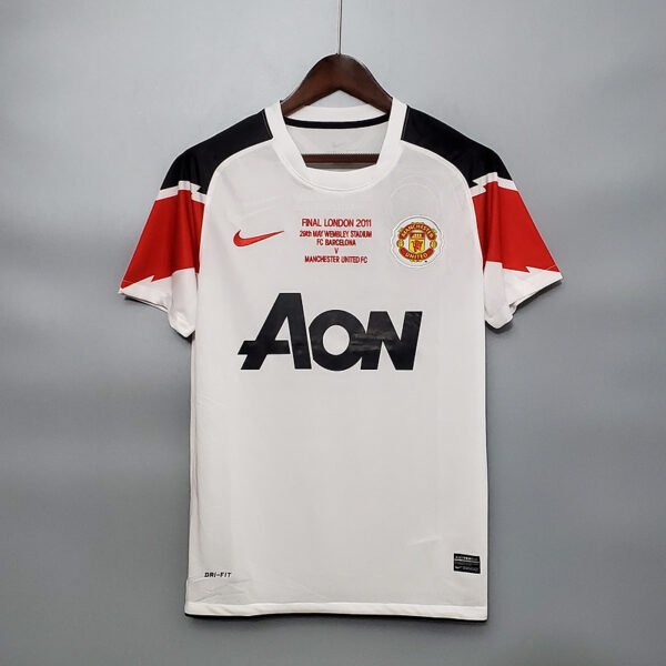 2dd4152b Manchester United 2010/11 Champions League version Away Retro Jersey S-2XL
