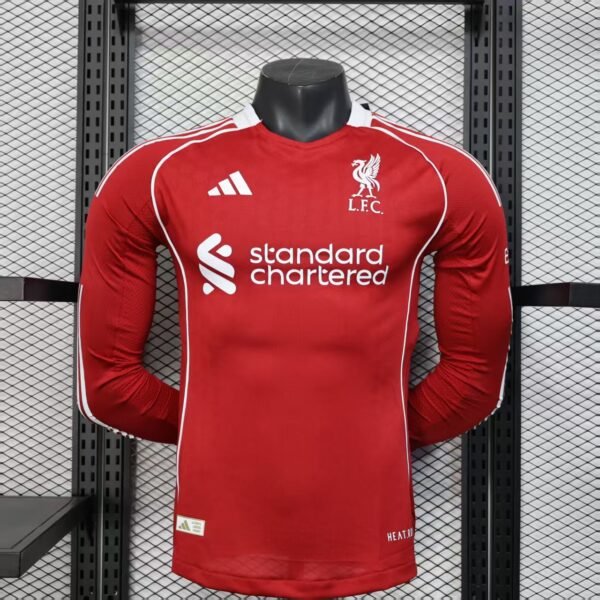 3 Liverpool 25/26 home long sleeved jersey (player version) S-2XL