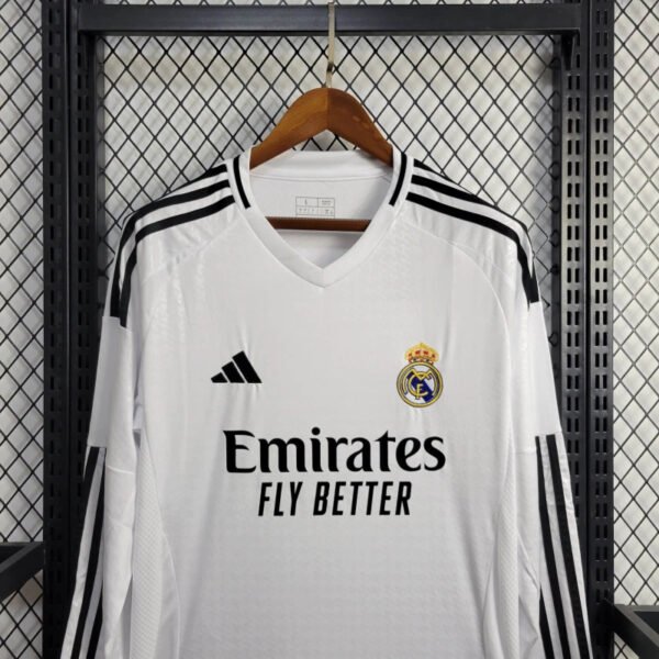 303cc6cf Real Madrid 24/25 Home Long Sleeve Jersey - S-2XL