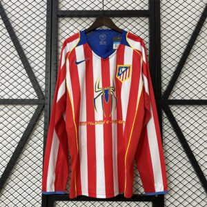 Atletico Madrid 2004/05 Home Retro Long Sleeve Jersey S-2XL