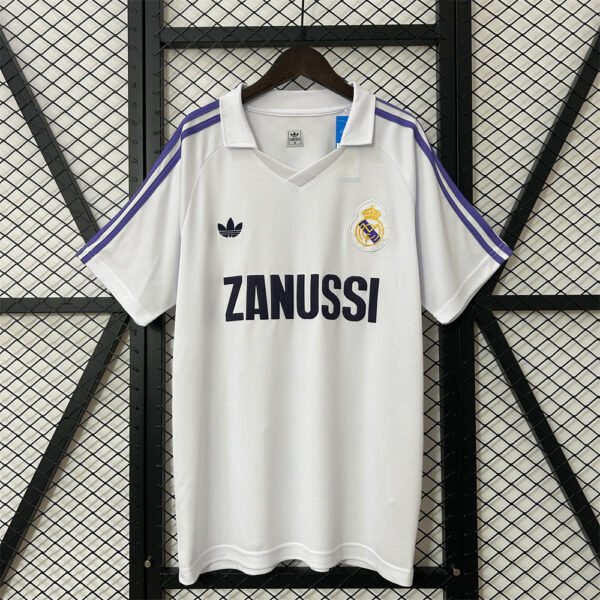 Real Madrid 1984/85 Home Retro Jersey S-2XL