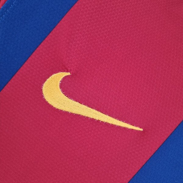 Barcelona 2010/11 UEFA Champions League Home Retro Long Sleeve Jersey S-2XL