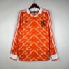 Holland 1988 Home Retro Long Sleeve Jersey S-2XL