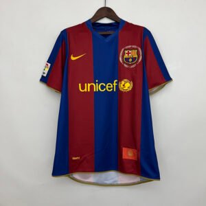 Barcelona 2007/08 Home Retro Jersey S-2XL