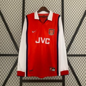 Arsenal 1998/99 Home Retro Long Sleeve Jersey S-2XL