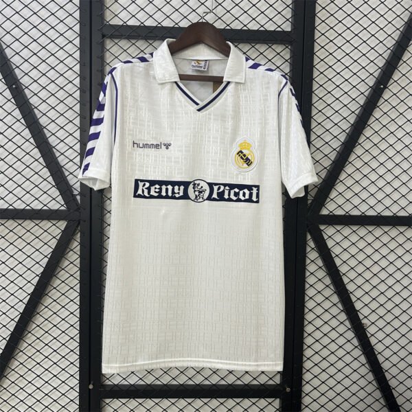 Real Madrid 1989/90 Home Retro Jersey S-2XL