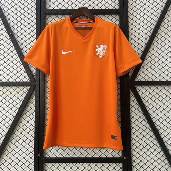 Netherlands 2014 Home Retro Jersey S-2XL