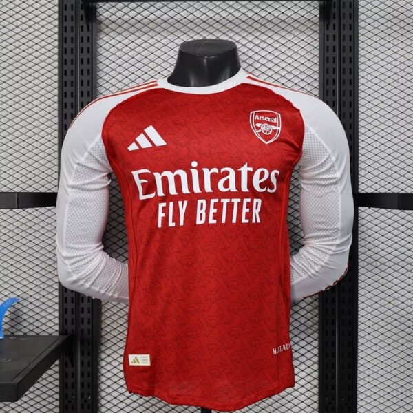 Arsenal 25/26 Home Long Sleeve Jersey - S-2XL