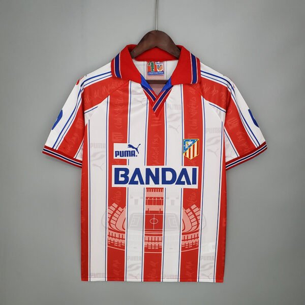 41974367 Atletico Madrid 1996/97 Home Retro Jersey S-2XL