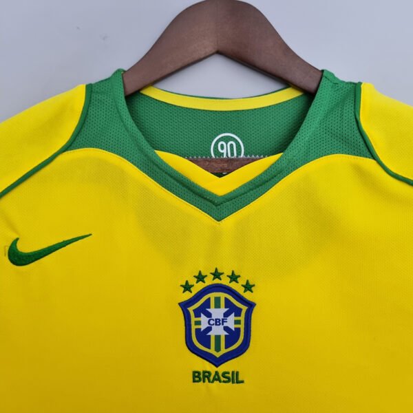 Brazil 2004 Home Retro Jersey S-2XL
