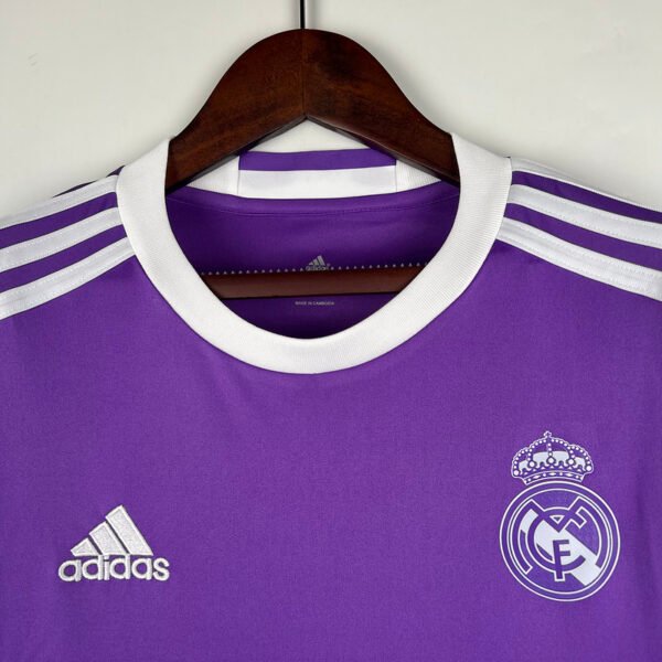 Real Madrid 2016/17 Away Retro Long Sleeves Jersey S-2XL