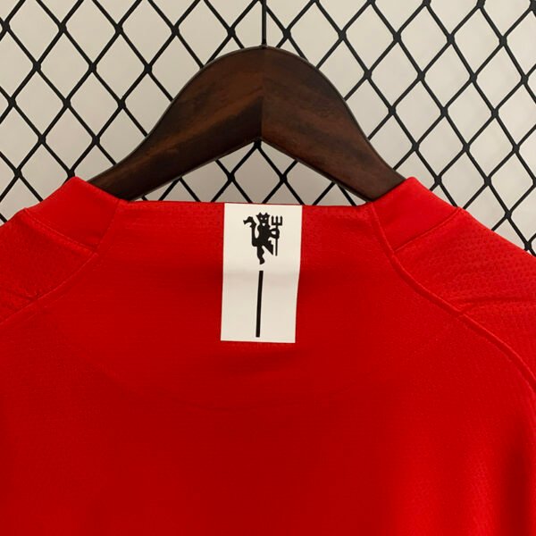 46b2ed9c Manchester United 2007/08 Champions League version Home Retro Long Sleeve Jersey S-2XL