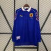 Japan 1998 Home Retro Long Sleeve Jersey S-2XL