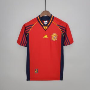 Spain 1998 Home Retro Jersey S-2XL