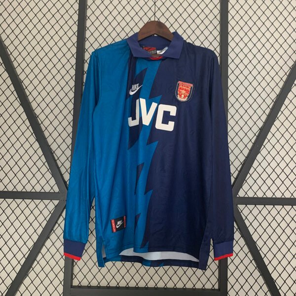 Arsenal 1995/96 Away Retro Long Sleeve Jersey S-2XL