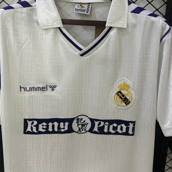 Real Madrid 1989/90 Home Retro Jersey S-2XL
