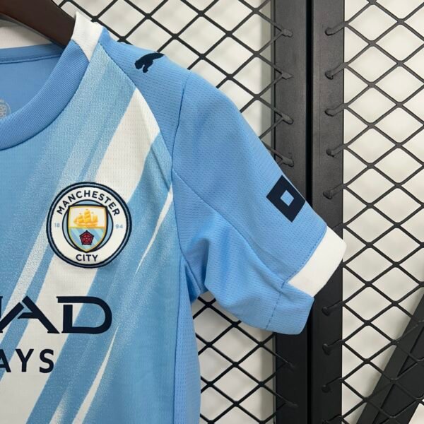 Manchester City 25/26 home jersey (children's kit) 16-28
