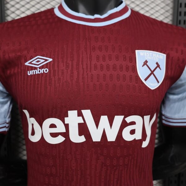 West Ham United 24/25 Home Player Version Jersey - S-2XL