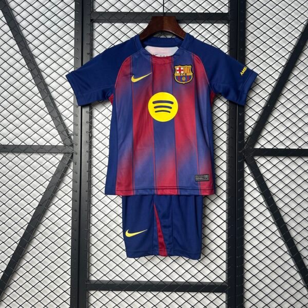Barcelona 25/26 Home Jersey (Kids Set) 16-28