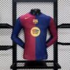 Barcelona 24/25 Home Long Sleeve Jersey (Player Version) S-2XL