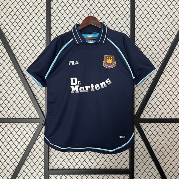 5e8825d8 West Ham United 1999/01 Second Away Retro Jersey S-2XL