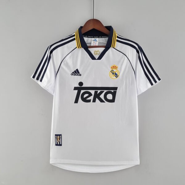Real Madrid 1998/00 Home Retro Jersey S-2XL